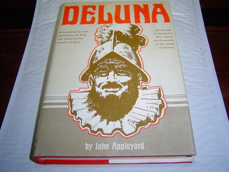 «SIGNED-GOOD COND» DELUNA by John Appleyard (1977) HARDCOVER W/ DUST JACKET