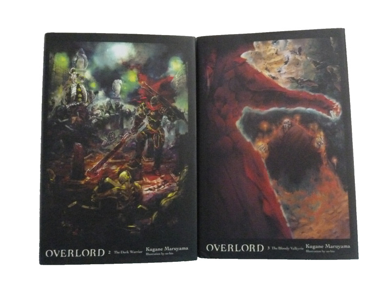 Kugane Maruyama: 2 volumes (2 & 3) in OVERLORD series; hardbacks w/DJ 2016