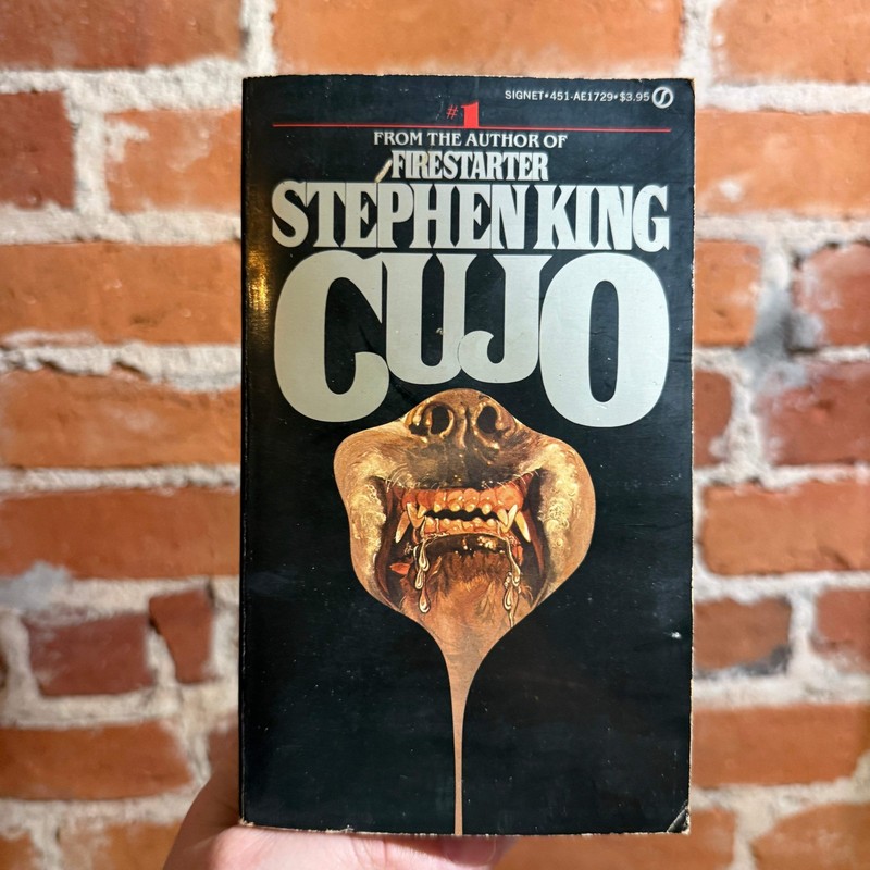 Cujo – Stephen King – 1982 1st New American Library Paperback