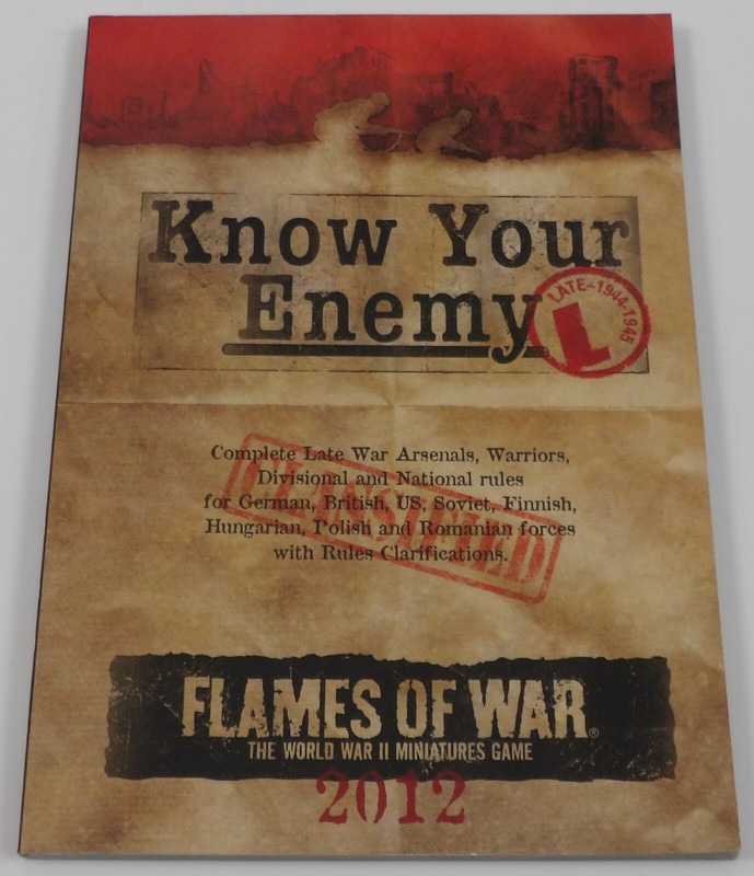 Flames of War: the WWII Miniatures Game – Know Your Enemy – Late 1944-1945 2012