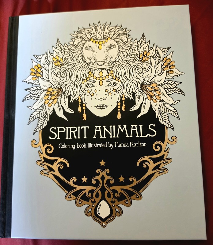 Like New Spirit Animals Coloring Book by Hanna Karlzon Out Of Print