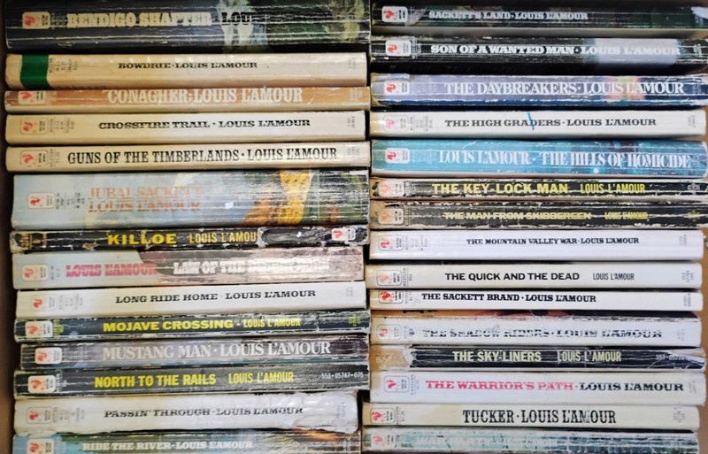 Lot Of 29 Louis L’Amour Western Paperbacks Vintage.