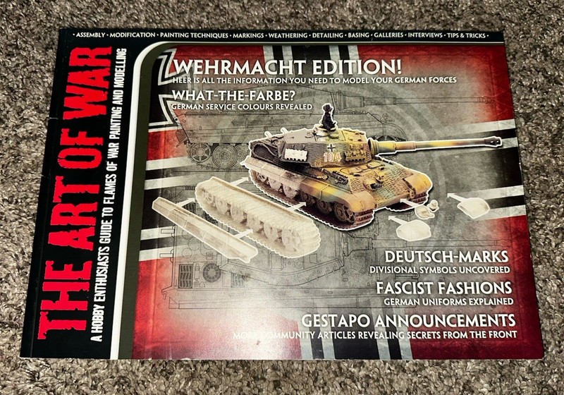 Art Of War Wehrmacht Edition Miniatures Paperback Book