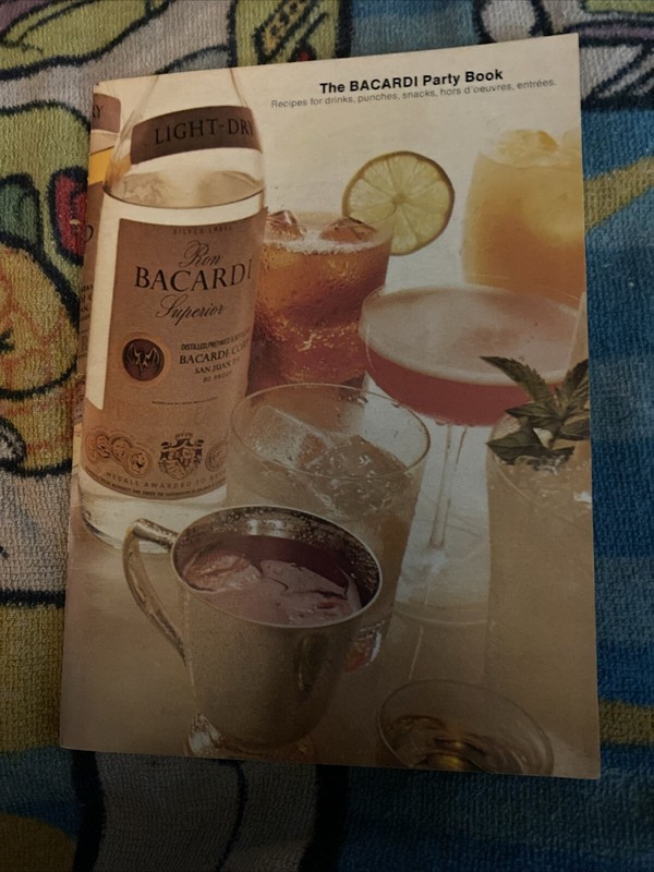The Bacardi Party Book Recipe Booklet