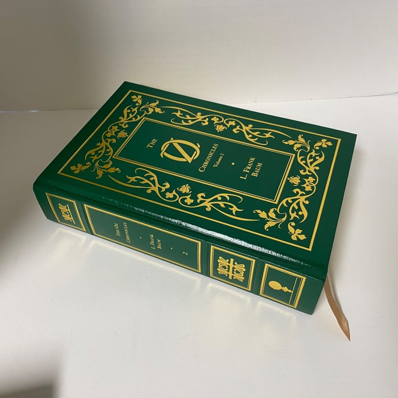 OZ CHRONICLES •• L. FRANK BAUM • VOL 1 & 2 • LEATHER GIFT ED Wizard of Oz 2003 gallery