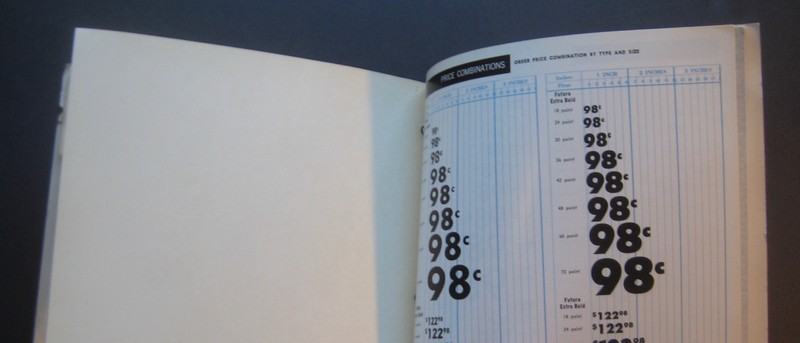 Detroit Free Press Advertiser's Production Procedures & Type Specimens Handbook gallery