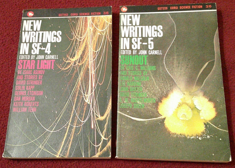 New Writings in SF 4 & 5 1965 pb ed. John Carnell, Isaac Asimov William Tenn