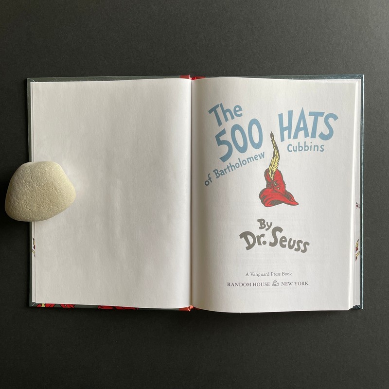 The 500 Hats of Bartholomew Cubbins • Seuss • Metallic Cover • Color Enhanced gallery