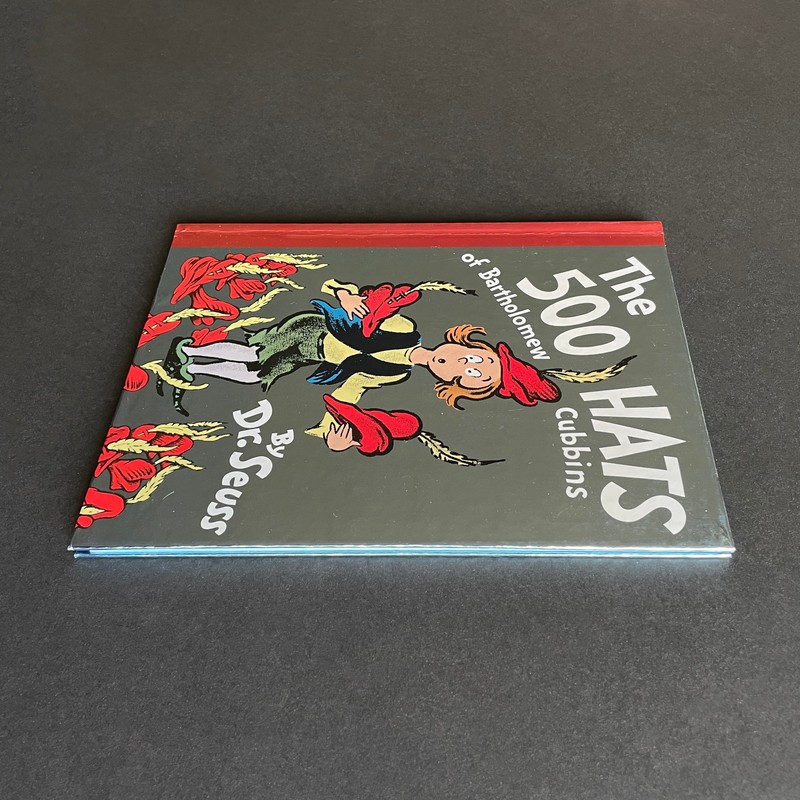 The 500 Hats of Bartholomew Cubbins • Seuss • Metallic Cover • Color Enhanced gallery