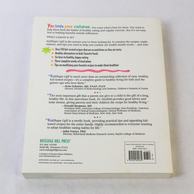 Kids Shape Cafe Cookbook by Naomi Neufeld & Sara J. Henry - 2005 PB gallery