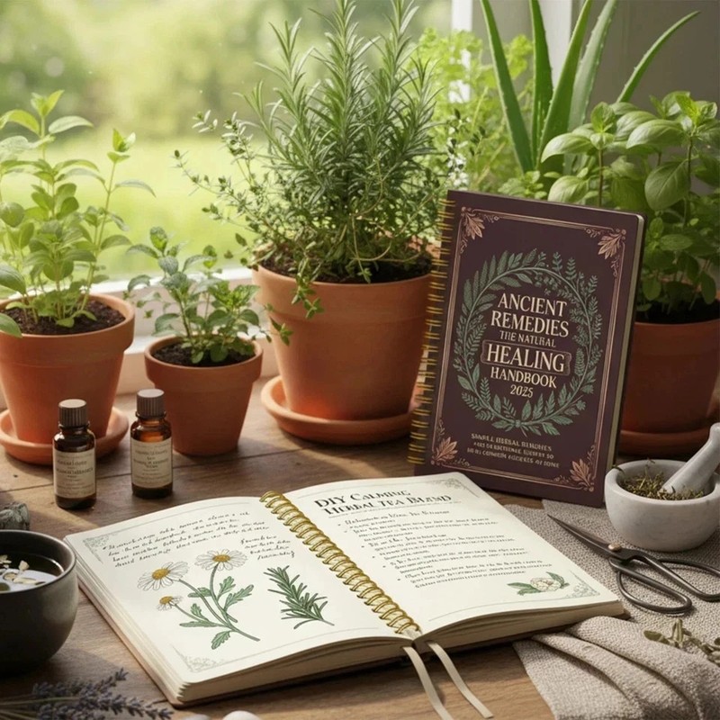 ANCIENT REMEDIES THE NATURAL HEALING HANDBOOK SPIRAL-BOUND GUIDE Notebook gallery