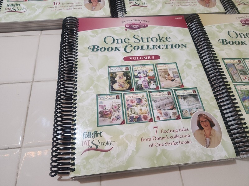 In-Home Art Donna Dewberry One Stroke Book Collection Volume 2 3 4 5 6 Lot gallery