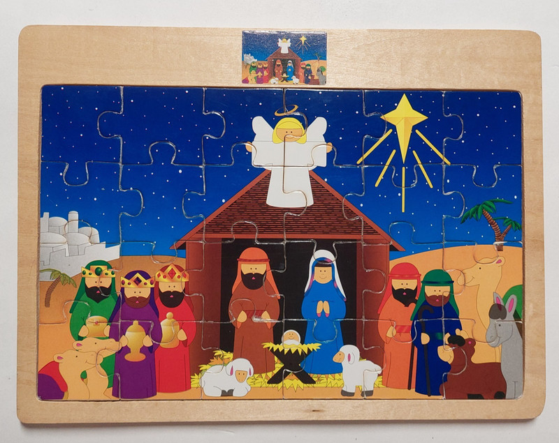 Jesus' Bethlehem Birthday 4 Jigsaw Puzzle Storybook + 24 pc. Tray Puzzle gallery
