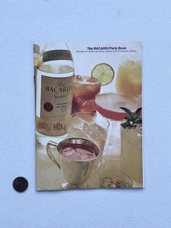 The BACARDI Party Book -1976/77 – Recipes for drinks, punches, snacks, desserts