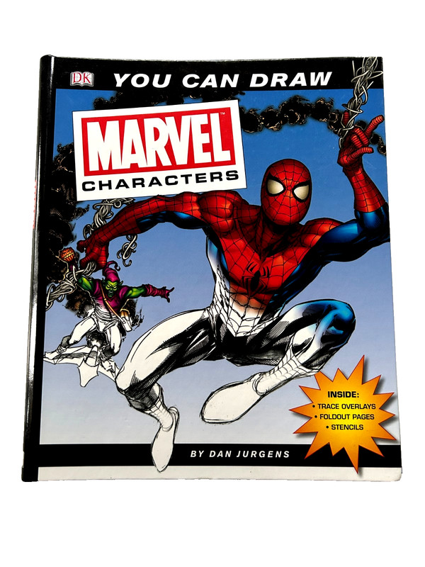 YOU CAN DRAW MARVEL CHARACTERS – Spiral-bound – DAN JURGENS – BRAND NEW
