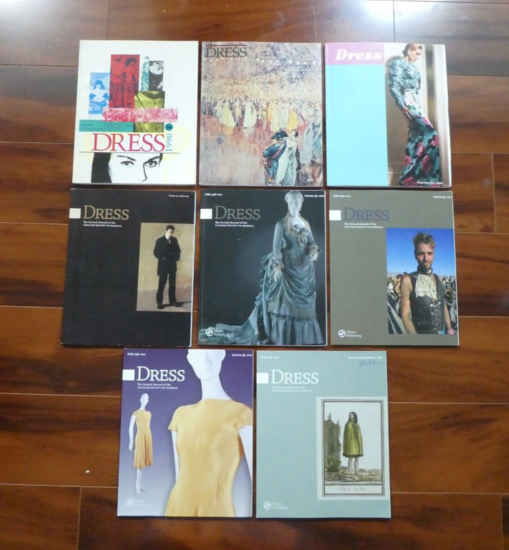 Dress Journal of the Costume Society of America LOT 9 1990 2008-2013 fashion