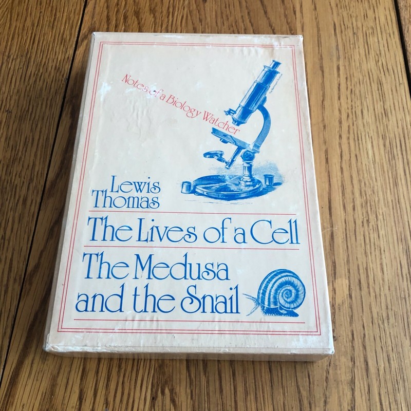 The Lives of a Cell & The Medusa and the Snail by Lewis Thomas Slipcover