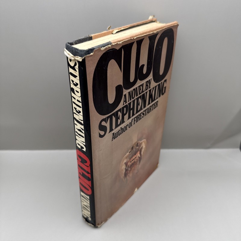 Stephen King Cujo HC DJ Viking Press 1981 Horror Novel 1st Edition Third Print gallery