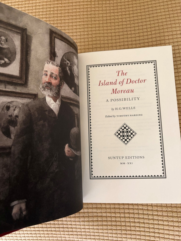The Island of Doctor Moreau by H.G. Wells Suntup Editions Numbered LIKE NEW gallery