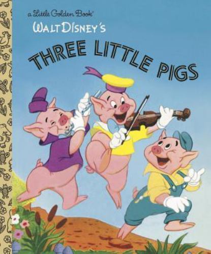 Vintage A Little Golden Classic Book Disney’s The Three Pigs 2004 #5064