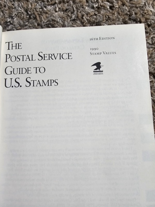 The Postal Service Guide to U.S. Stamps 1990 Stamp Values 16th edition 328 pages gallery