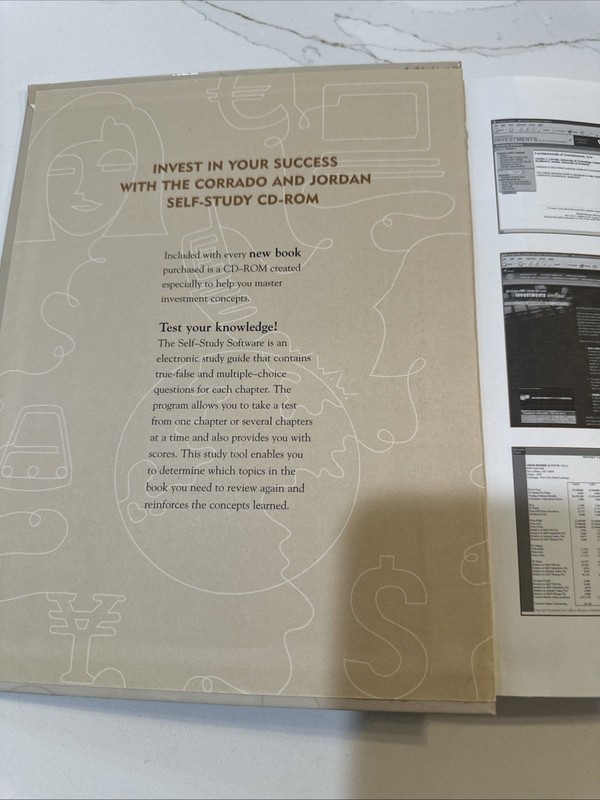 Fundamentals of Investments: Valuation and Management by Charles J CORRADO gallery