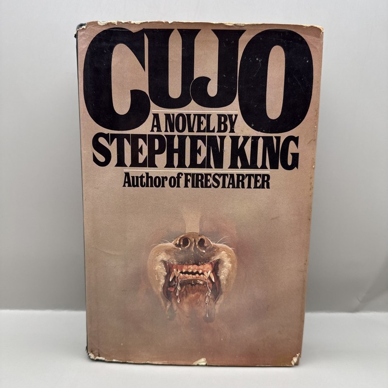 Stephen King Cujo HC DJ Viking Press 1981 Horror Novel 1st Edition Third Print