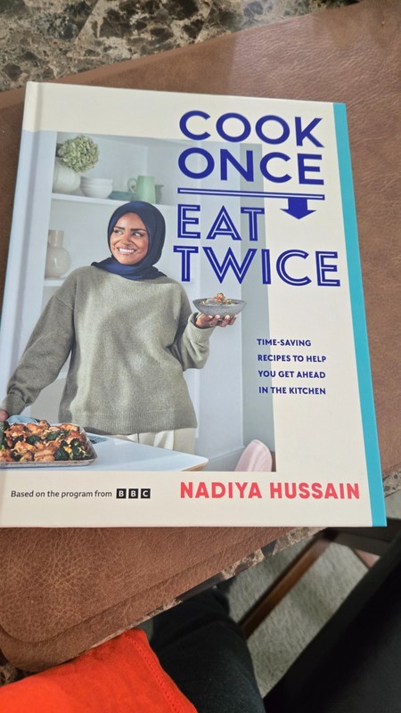 Cook Once, Eat Twice by Hussain, Nadiya Hardback Book The Fast Free Shipping