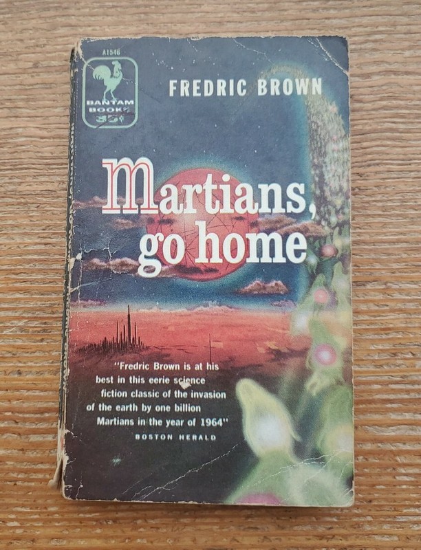 Martians Go Home Fredric Brown 1956 Science Fiction Vintage Paperback