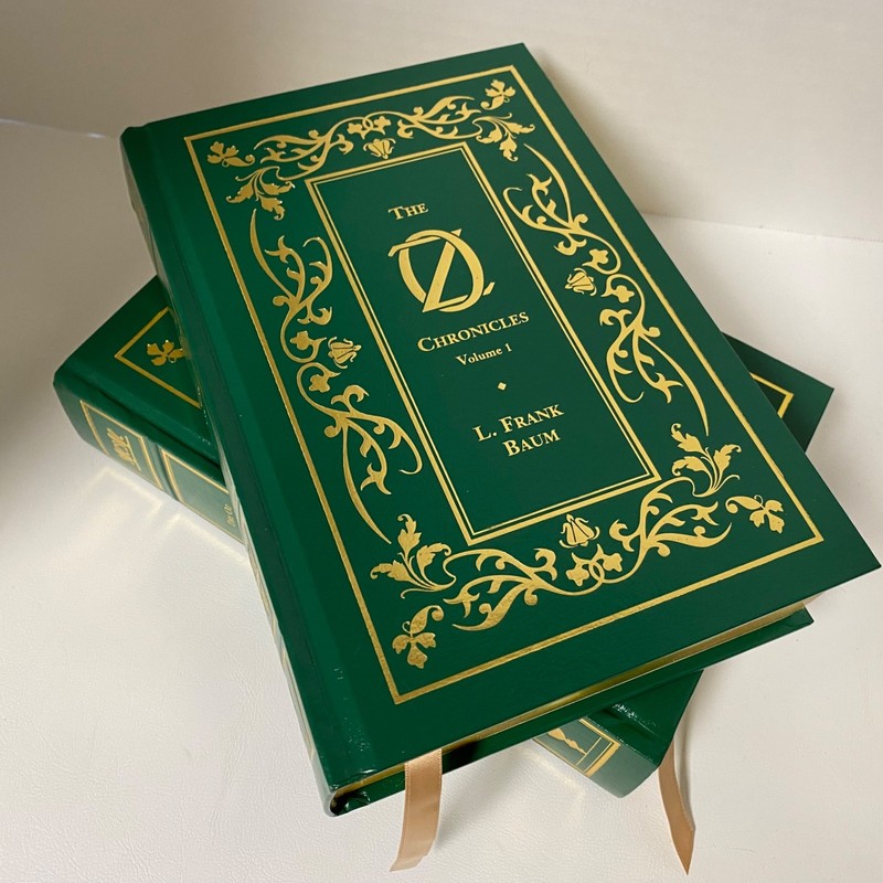 OZ CHRONICLES •• L. FRANK BAUM • VOL 1 & 2 • LEATHER GIFT ED Wizard of Oz 2003 gallery
