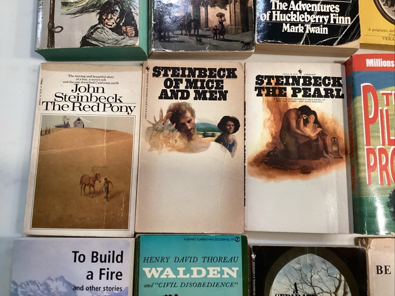 Vintage Paperback Lot of 21 Variety of Famous Authors Classics Fiction gallery