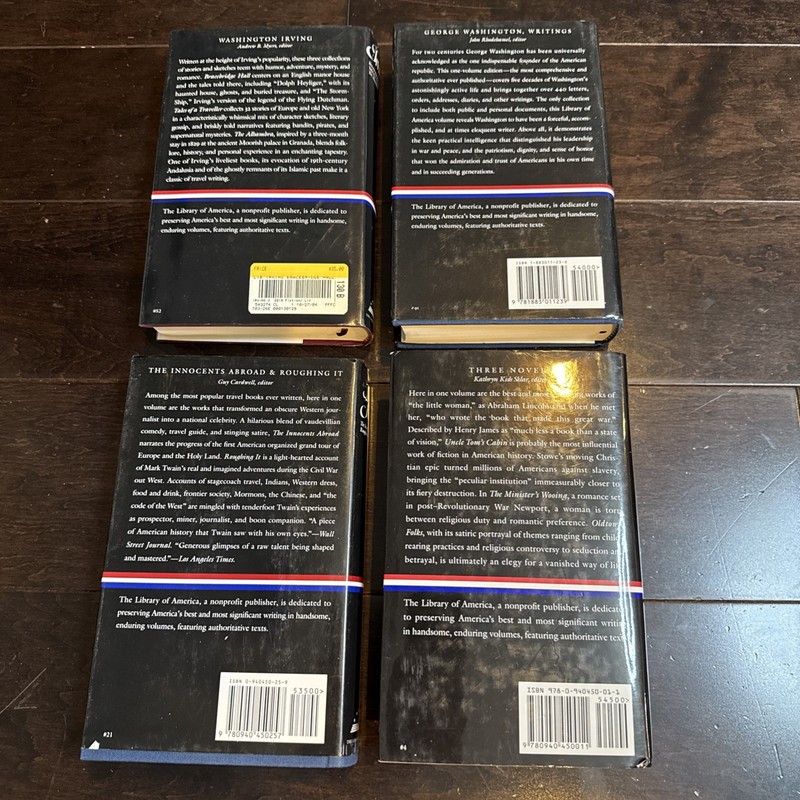 The Library of America Books Lot of 12 Cooper Irving Stowe Dana Stowe Lincoln gallery