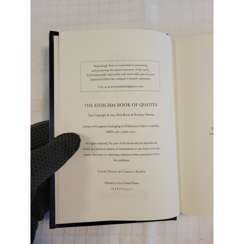 The Stoicism Book of Quotes Nick Benas Kortney Yasenka 2023 Stoic Philos gallery