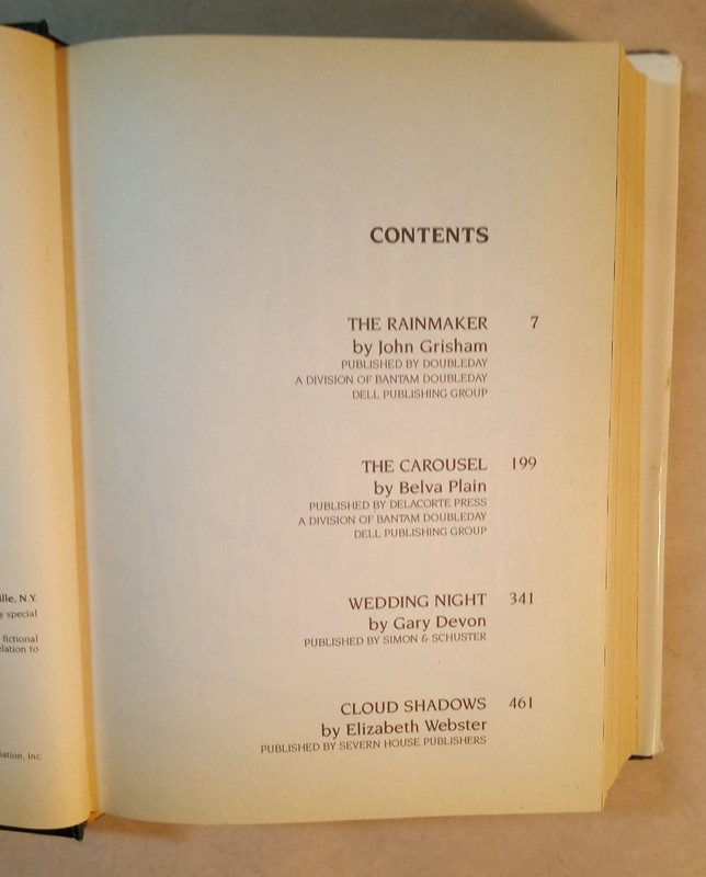 Readers Digest Condensed Books. 4 Titles In 1 Book. VGT 1995. 574 Pages. gallery