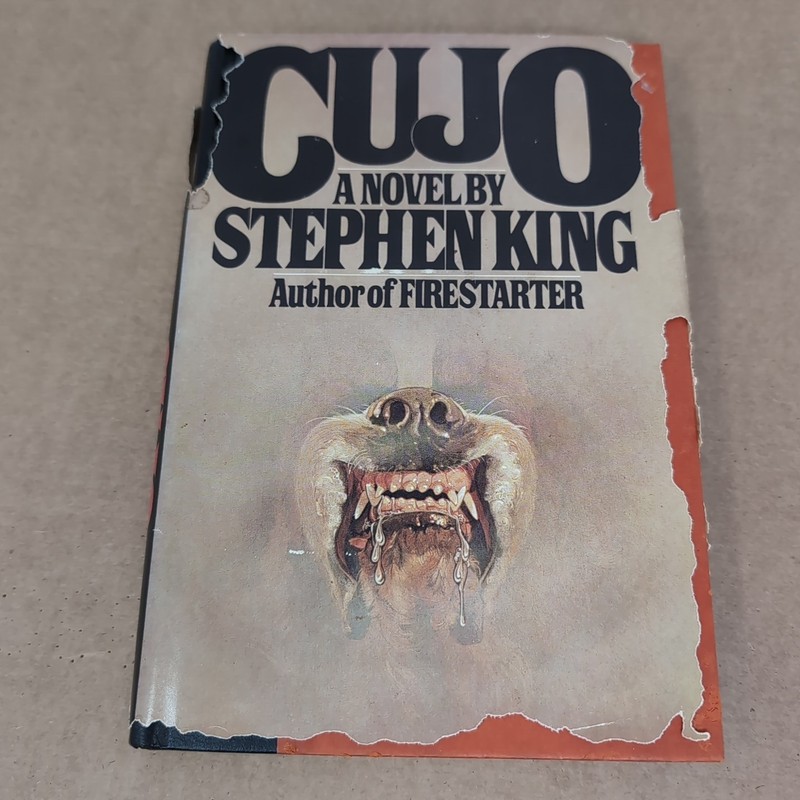 Stephen King Cujo 1981 Viking Book Club Edition Hard Cover Dust Jacket