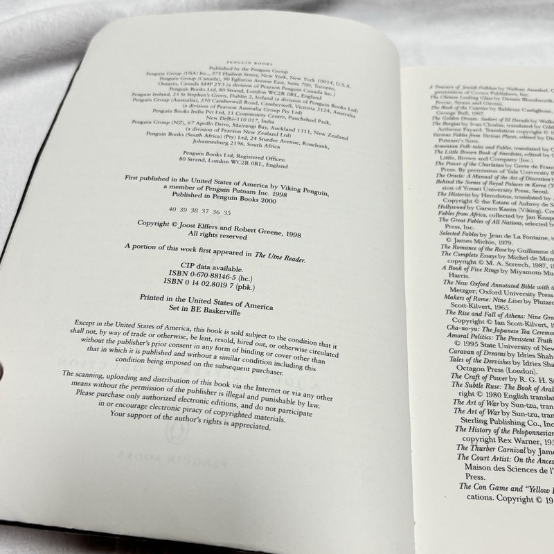 The 48 Laws of Power Robert Greene Paperback Penguin gallery