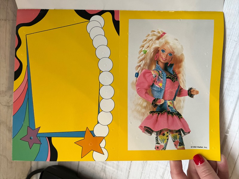 VINTAGE 1992 BARBIE LACE-UPS ACTIVITY BOOK BY GOLDEN 3771 YARN INCLUDED (New) gallery
