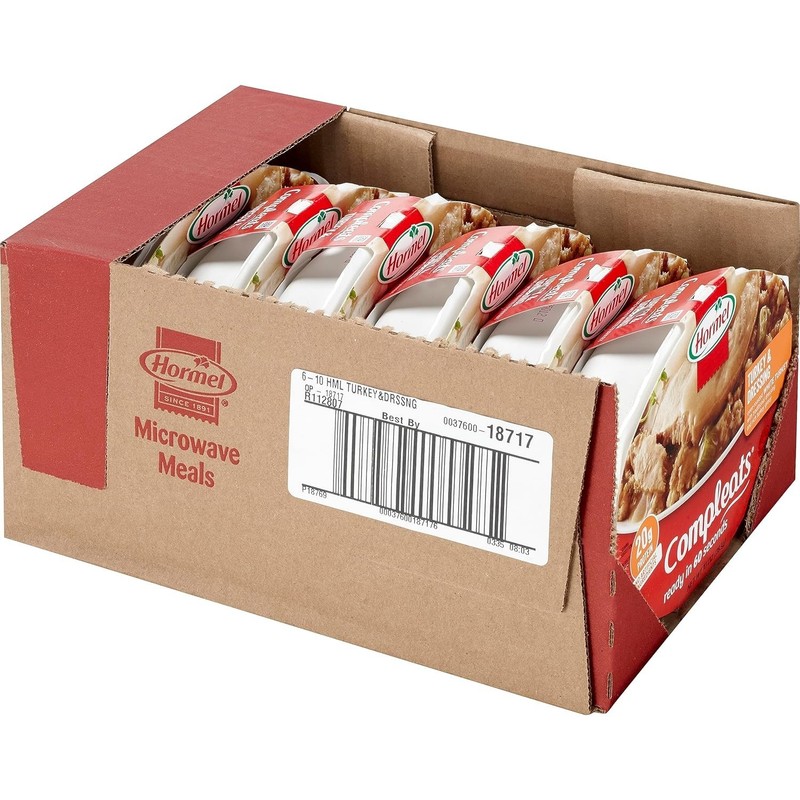 Turkey & Dressing Microwave Trays - 20g Protein per Serving - 6 Pack of 10 oz gallery