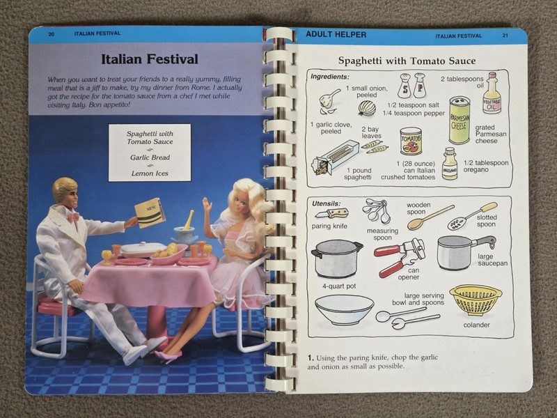 The Barbie Party Cookbook 1991 1st Edition gallery