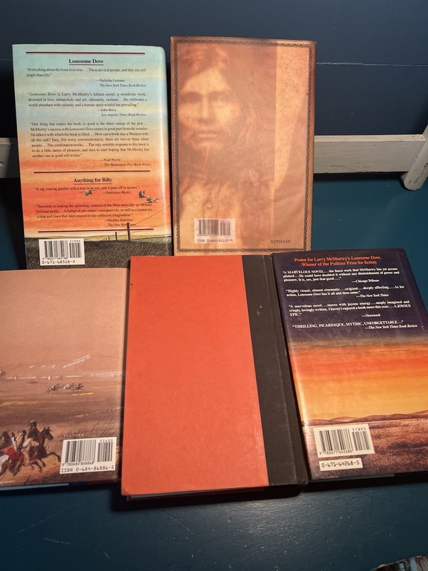 Lot 5 Larry McMurtry HC/DJ Buffalo Girls The Late Child Anything For Billy Etc gallery