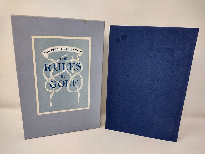 The Principles Behind the Rules of Golf Richard S. Tufts USGA 1989 Hardcover gallery