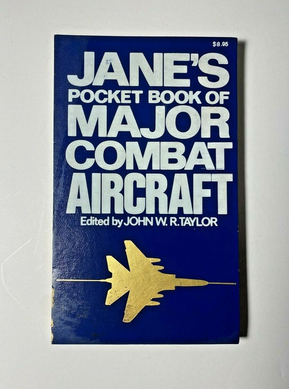 Jane’s 1974 Pocket Book of MAJOR COMBAT AIRCRAFT 1st Ed. Military Airplanes