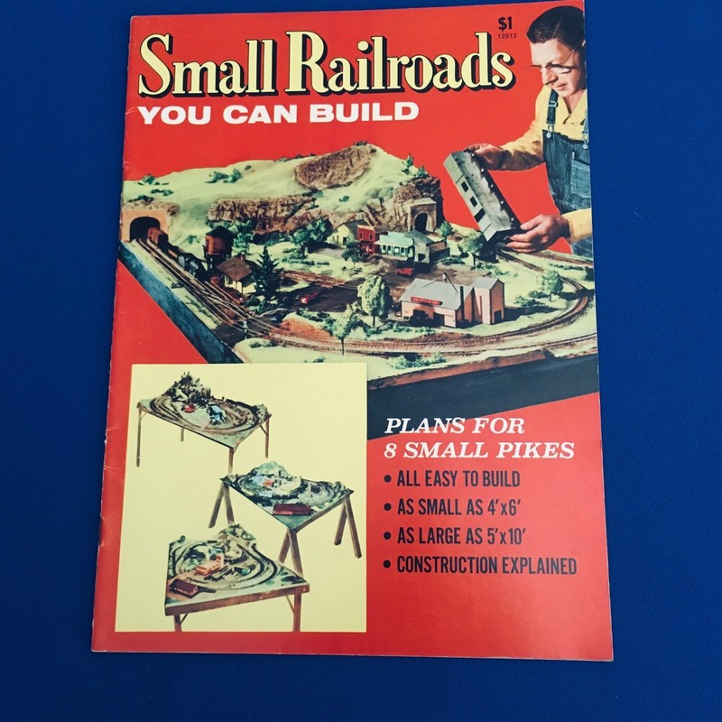 Small Railroads You Can Build Vintage Model Train Layout Plans Book 1975