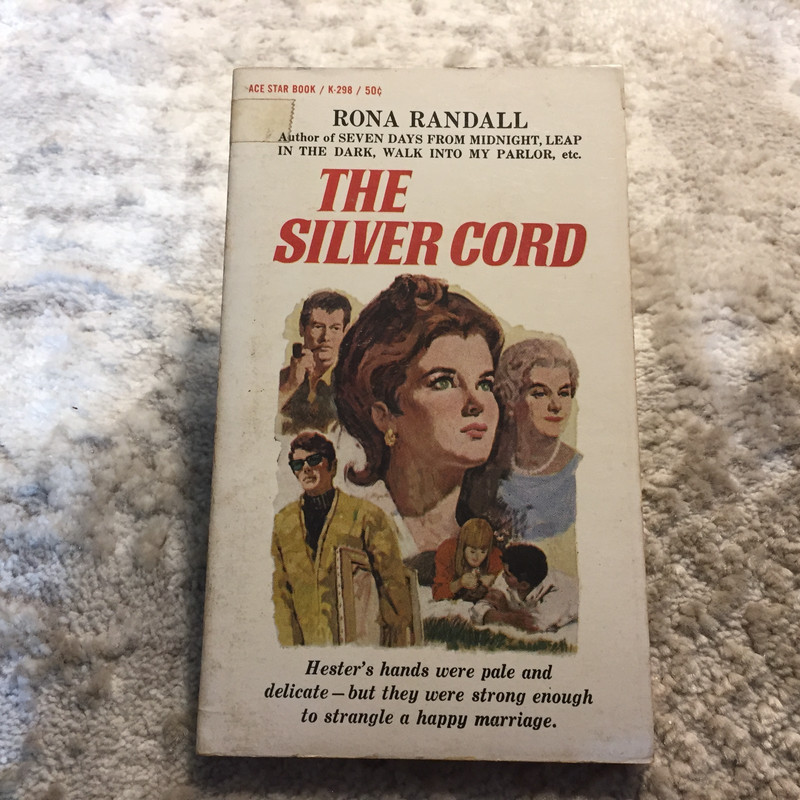 The Silver Cord Rona Randall 1963 Ace Books Gothic Romantic Suspense Paperback