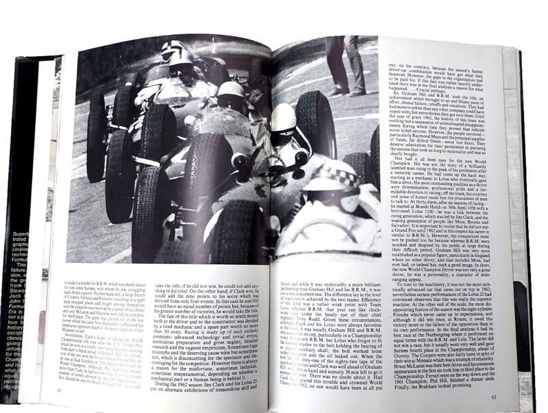 Formula 1 Racing The Modern Era by Jose Rosinski Hardcover with Dust 1973 gallery