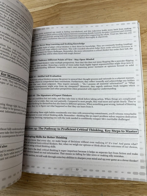 Critical Thinking Logic & Problem Solving 4 In 1 Paperback Neuronswaves Lab Good gallery