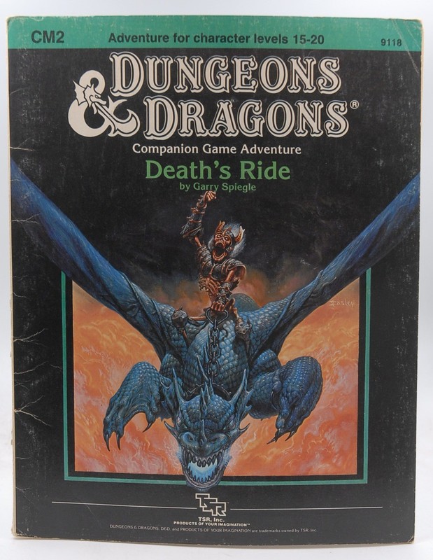 Death’s Ride (Dungeons & Dragons module CM2, Adventure for Character Levels 15-2