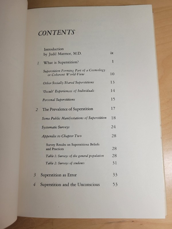 The Psychology Of Superstition By Gustav Jahoda Hardcover 1974 gallery
