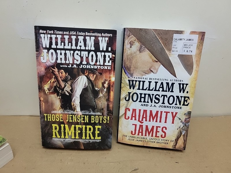 William J. Johnstone Lot of 13 Country Western PB Lot J.A. Johnstone Fiction gallery
