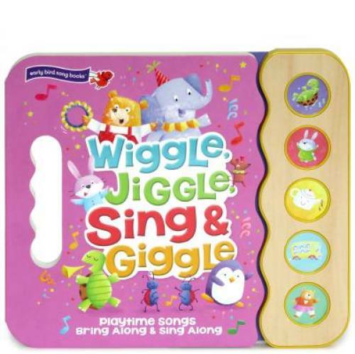 Wiggle, Jiggle, Sing & Giggle: Children’s Sound Book (5 Button Sound) – GOOD